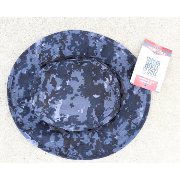 画像2: TRU-SPEC ブーニーハット ミッドナイトデジタル迷彩 新品