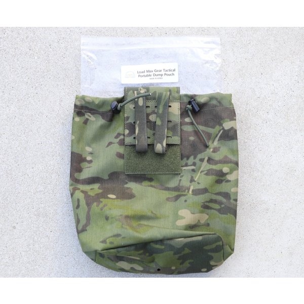 画像2: LMGポータブルダンプポーチMULTICAM TROPIC迷彩 新品