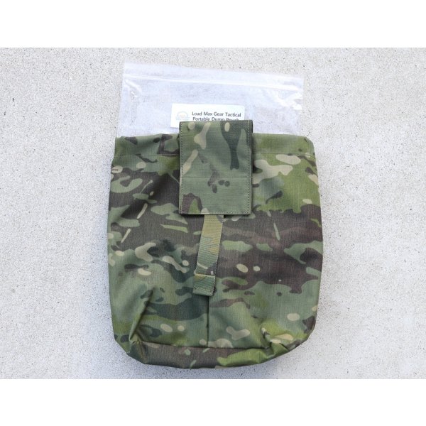 画像1: LMGポータブルダンプポーチMULTICAM TROPIC迷彩 新品