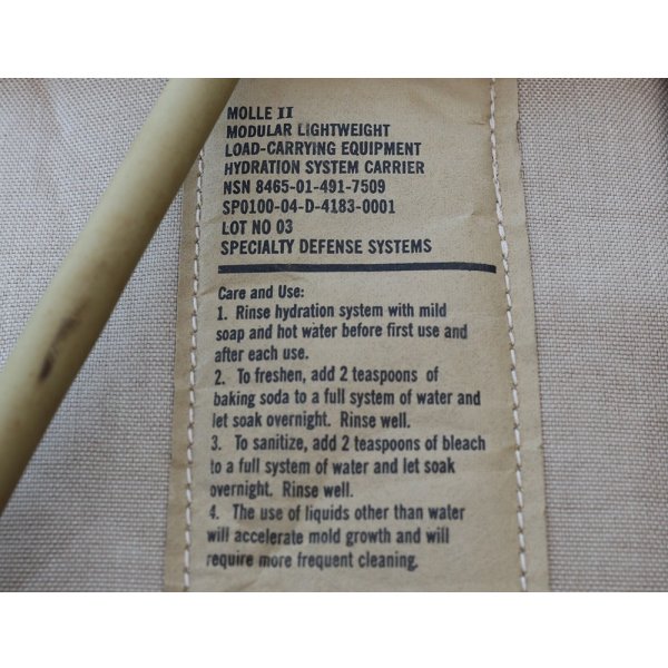 画像3: 米軍MOLLEII HYDRAMAXハイドレーションパック タン ブラダー付き新品