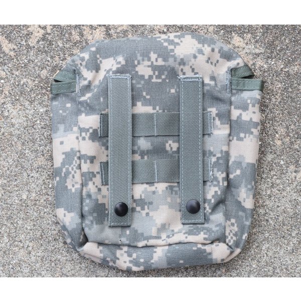 画像2: 米軍アライドIFAKポーチUCP迷彩(ACU迷彩)黒ファスロット新品