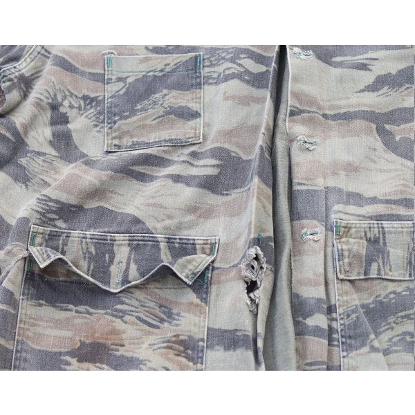 画像4: カモ ハンティングジャケット タイガーストライプ迷彩MEDIUM