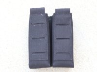 LMG SMDPダブルオープントップピストルマガジンポーチ黒 新品