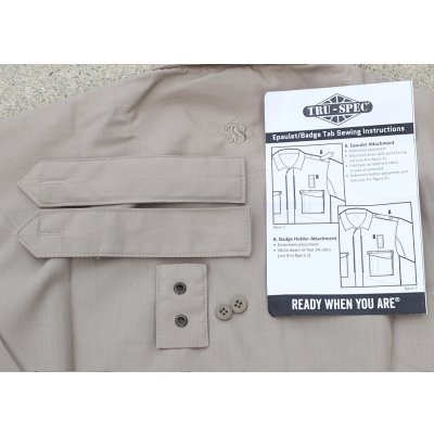 画像5: TRU-SPEC 24-7ウルトラライトドレスシャツ カーキLARGE-REGULAR新品