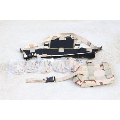 画像2: 米軍放出FEDERAL COVERS & TEXTILES製RACKベスト ポーチ6個付きセット3Cデザート迷彩OD縁タイプ 新品
