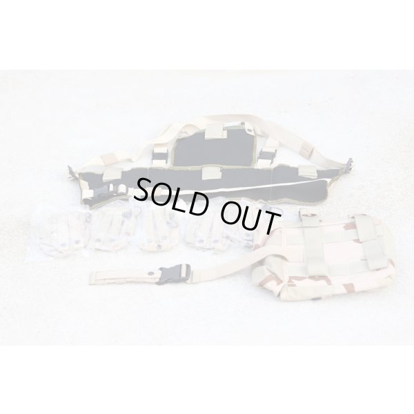 画像2: 米軍放出FEDERAL COVERS & TEXTILES製RACKベスト ポーチ6個付きセット3Cデザート迷彩OD縁タイプ 新品