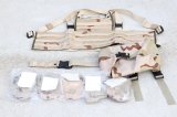 米軍放出FEDERAL COVERS & TEXTILES製RACKベスト ポーチ6個付きセット3Cデザート迷彩OD縁タイプ 新品