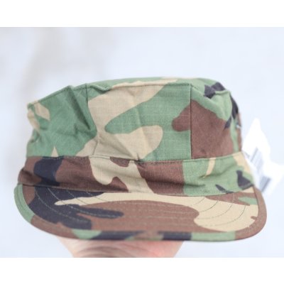 画像4: 米軍 米海軍 八角帽ウッドランド迷彩MEDIUM新品