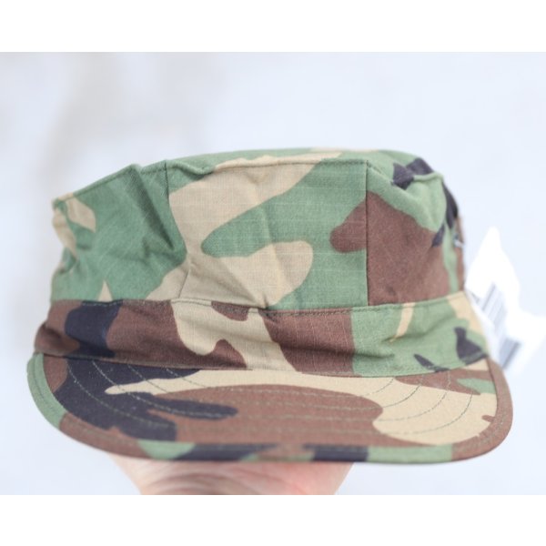 画像4: 米軍 米海軍 八角帽ウッドランド迷彩MEDIUM新品