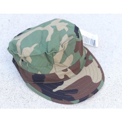 画像1: 米軍 米海軍 八角帽ウッドランド迷彩MEDIUM新品