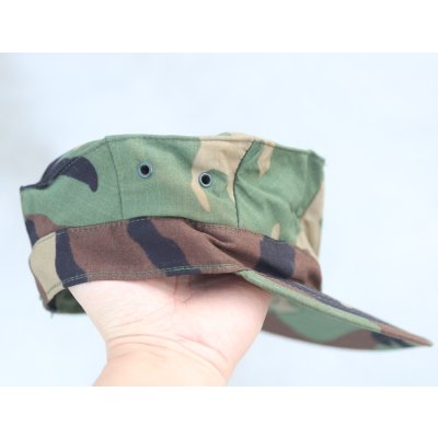 画像5: 米軍 米海軍 八角帽ウッドランド迷彩MEDIUM新品
