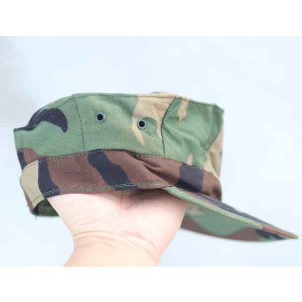 画像5: 米軍 米海軍 八角帽ウッドランド迷彩MEDIUM新品