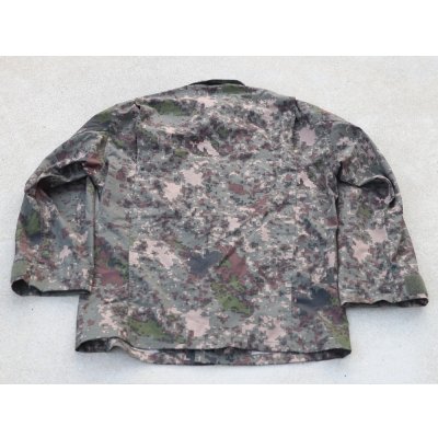 画像2: 韓国軍 戦闘服ジャケット 韓国陸軍デジタル迷彩105-168-M海軍パッチ付き