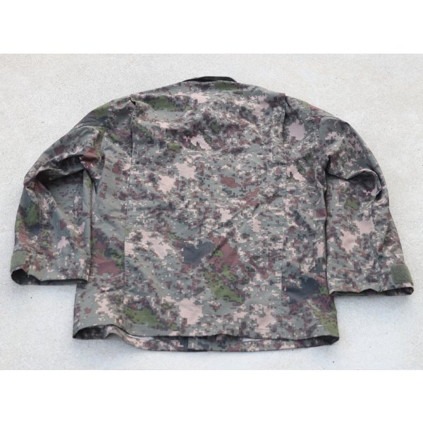 画像2: 韓国軍 戦闘服ジャケット 韓国陸軍デジタル迷彩105-168-M海軍パッチ付き