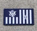 LBT-1781米沿岸警備隊旗フラッグパッチ新品