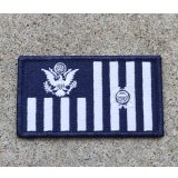 LBT-1781米沿岸警備隊旗フラッグパッチ新品
