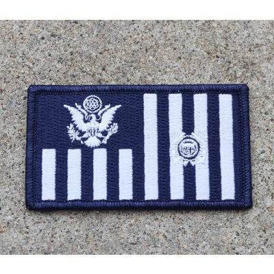 画像1: LBT-1781米沿岸警備隊旗フラッグパッチ新品