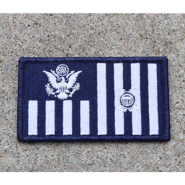 画像1: LBT-1781米沿岸警備隊旗フラッグパッチ新品