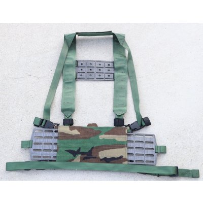 画像2: LBT-1961-LCミニマリストチェストリグ ウッドランド迷彩 新品