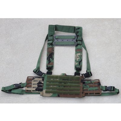 画像4: LBT-1961-LCミニマリストチェストリグ ウッドランド迷彩 新品