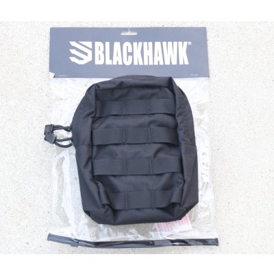 画像1: ブラックホークSTRIKEアップライトGPポーチ黒 新品