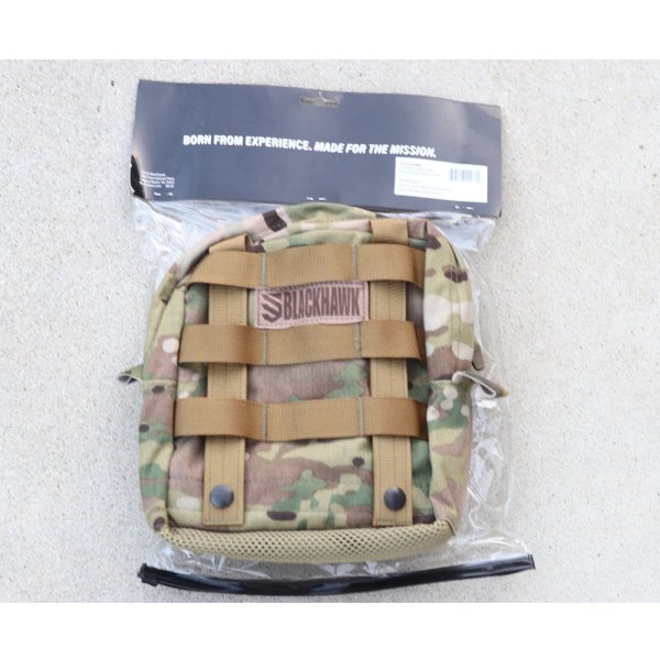 画像2: ブラックホークSTRIKEラージユーティリティポーチMULTICAM迷彩 新品