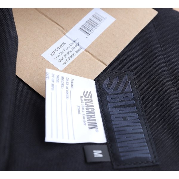 画像6: ブラックホーク ロービジプレートキャリア黒MEDIUM新品