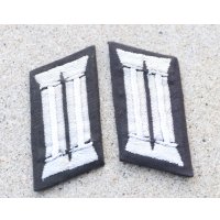 NVA(東ドイツ軍)陸軍士官用襟章2枚セット新品