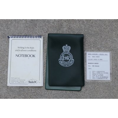 画像1: 英軍サンドハースト王立陸軍士官学校メモ帳カバー&アクアスクライブ防止メモ帳セット