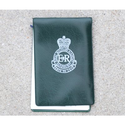 画像2: 英軍サンドハースト王立陸軍士官学校メモ帳カバー&アクアスクライブ防止メモ帳セット