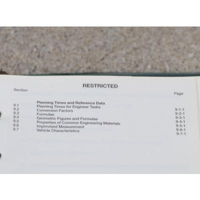 画像12: 英軍バインダー入り王立工兵隊マニュアル