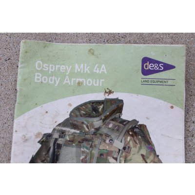 画像5: 英軍オスプレイmk4Aボディアーマー用マニュアル