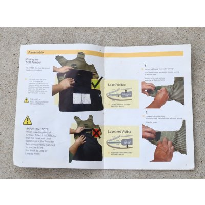 画像4: 英軍オスプレイmk4Aボディアーマー用マニュアル