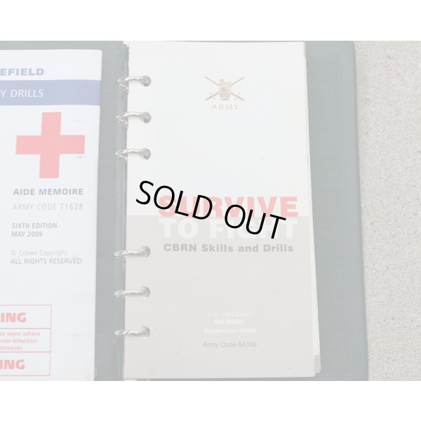 画像7: 英軍陸軍バインダー入りCBRN・負傷者救護マニュアル