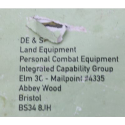 画像7: 英軍オスプレイmk4Aボディアーマー用マニュアル