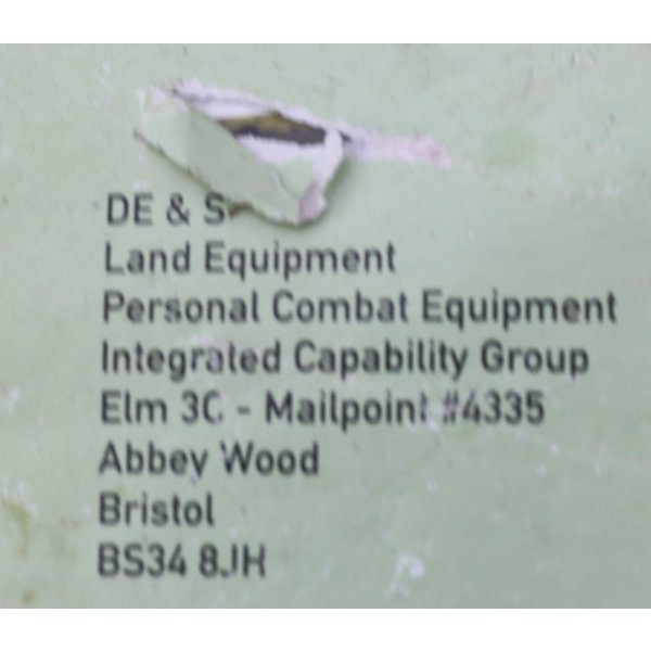 画像7: 英軍オスプレイmk4Aボディアーマー用マニュアル