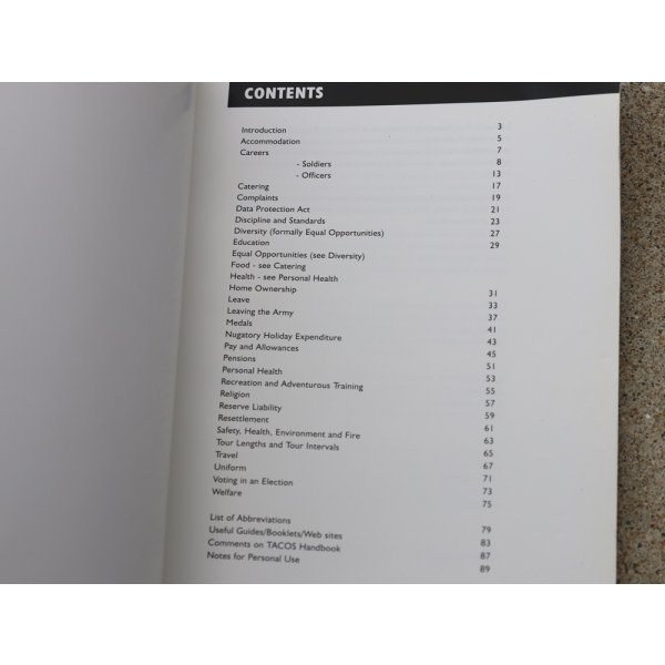 画像3: 英軍陸軍雇用条件マニュアル