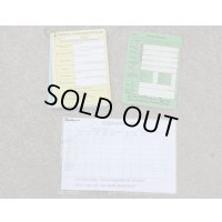 英軍 報告・記録カードセット