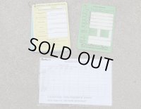 英軍 報告・記録カードセット