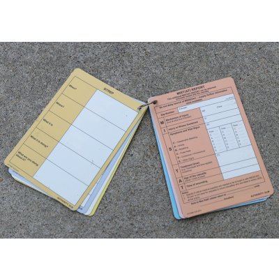 画像10: 英軍 報告・記録カードセット