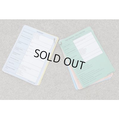 画像8: 英軍 報告・記録カードセット