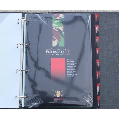 画像4: 英軍陸軍個人発展記録ファイル