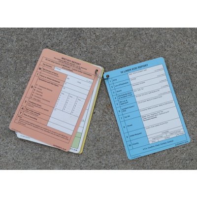 画像12: 英軍 報告・記録カードセット