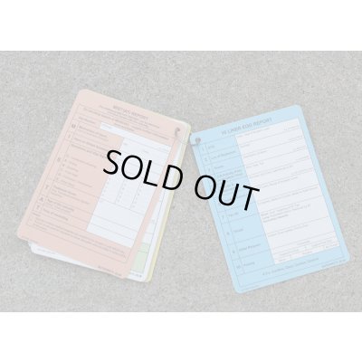 画像11: 英軍 報告・記録カードセット