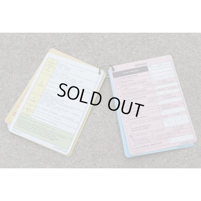 画像10: 英軍 報告・記録カードセット