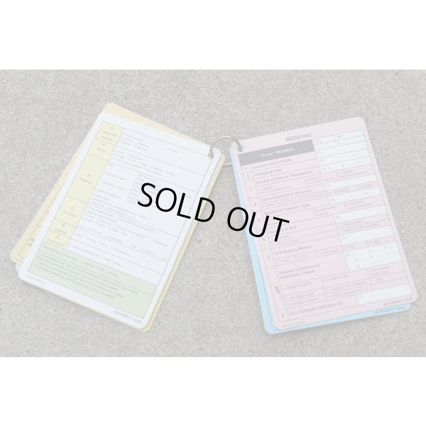 画像10: 英軍 報告・記録カードセット