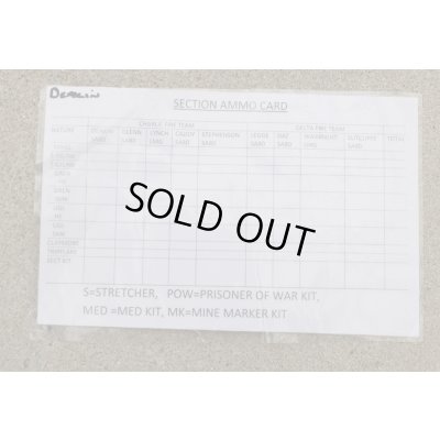 画像3: 英軍 報告・記録カードセット