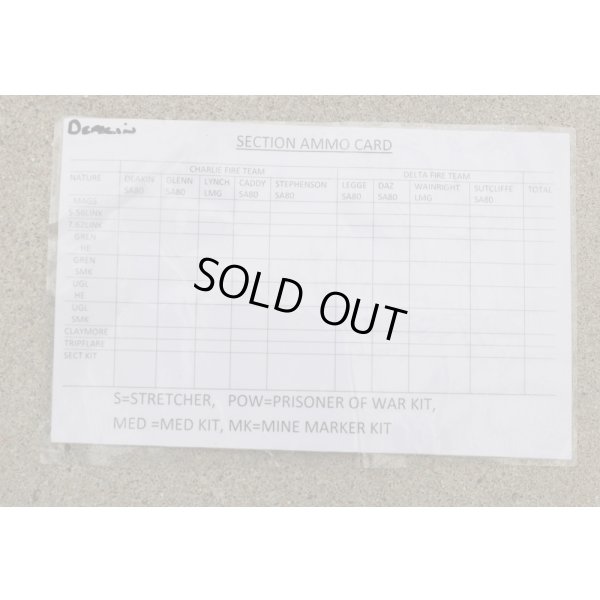 画像3: 英軍 報告・記録カードセット