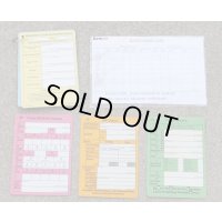 英軍 報告・記録カードセット