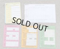 英軍 報告・記録カードセット